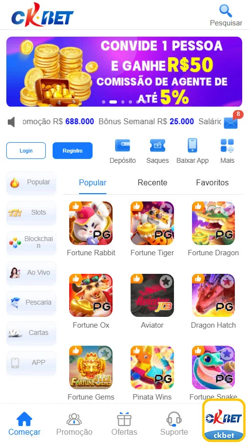 Ilustração de Variedade de Jogos Disponíveis